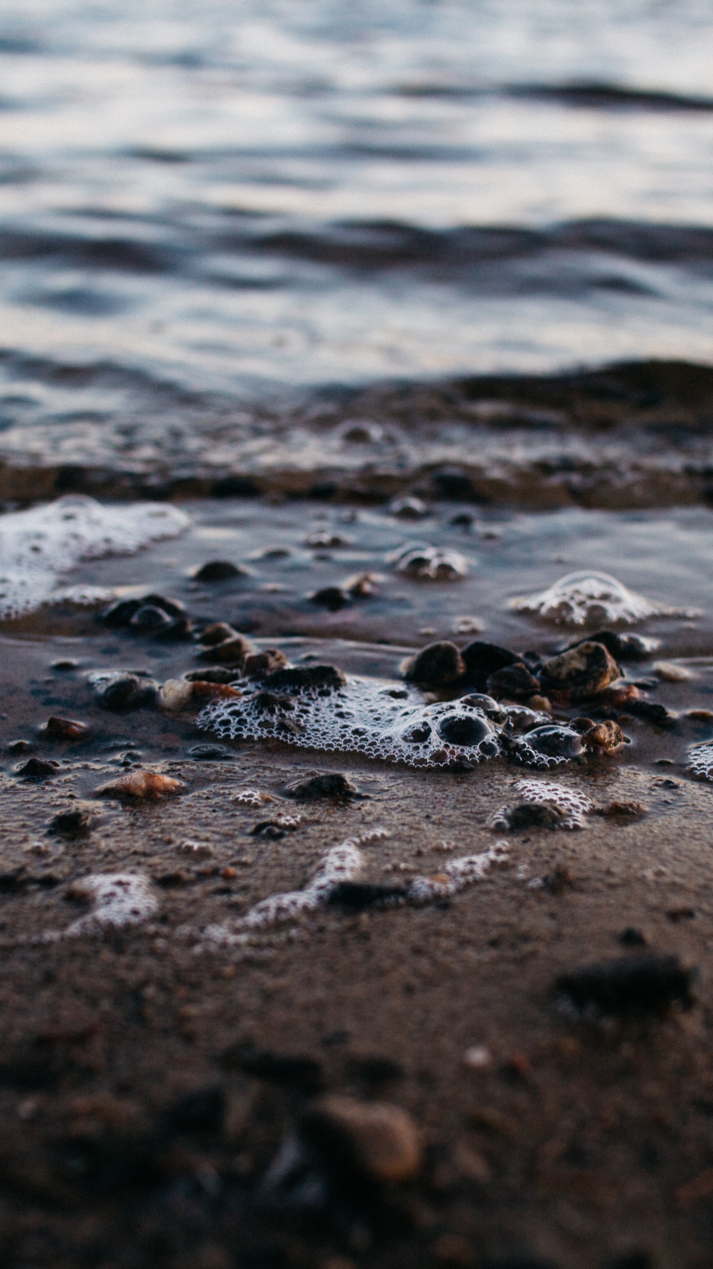 Обои вода, море, берег, волна, окружающая среда в разрешении 1440x2560