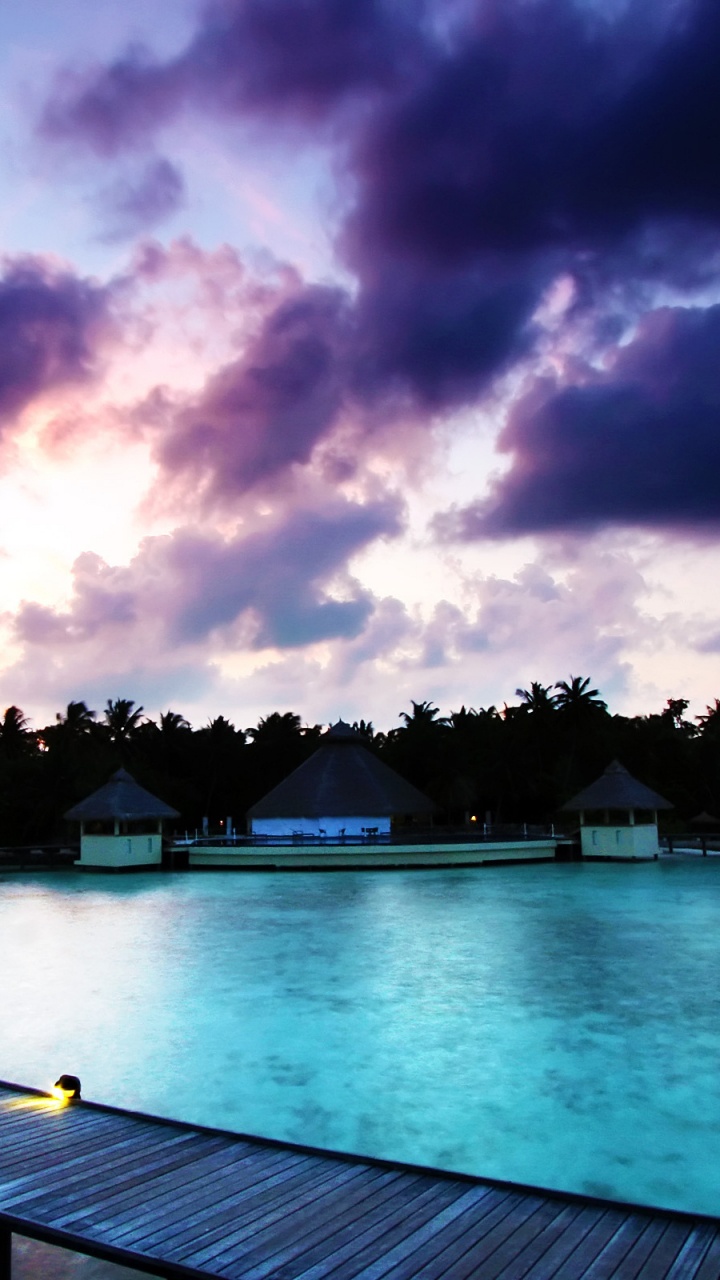 Обои путешествие, вода, облако, плавательный бассейн, море в разрешении 720x1280
