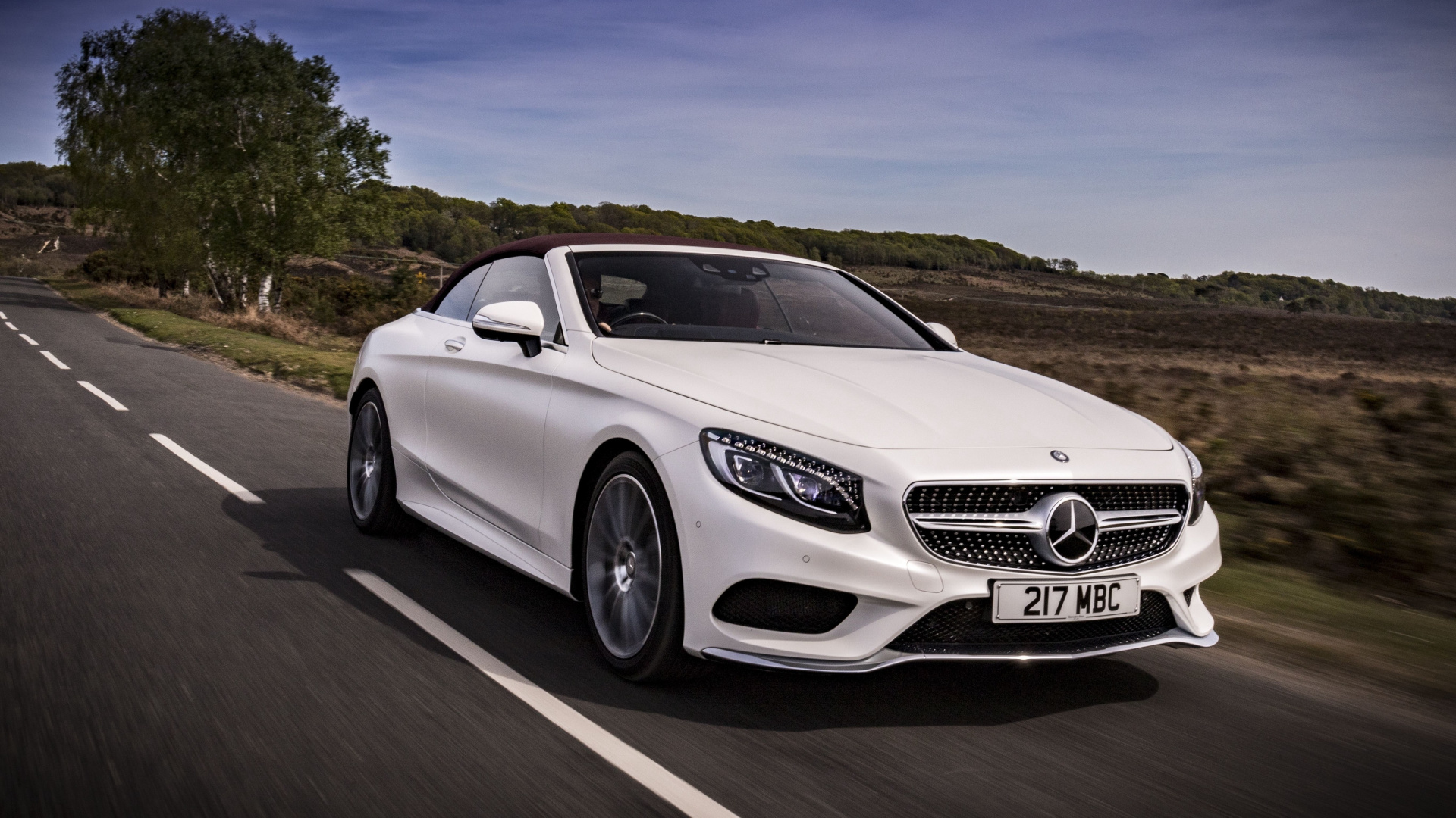 Обои авто, Кабриолет, Литые диски, обод, Мерседес Бенц S500 кабриолет в разрешении 1920x1080