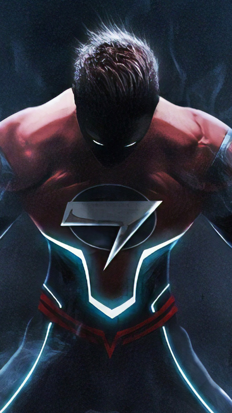 Обои супергерой, мышца, вымышленный персонаж, футбол, Лига Чемпионов УЕФА в разрешении 750x1334