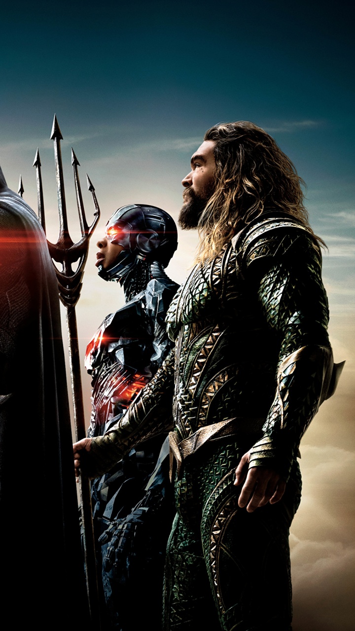 Обои Лига справедливости, Уорнер Бразерс, фильм, небо, Все Знают в разрешении 720x1280