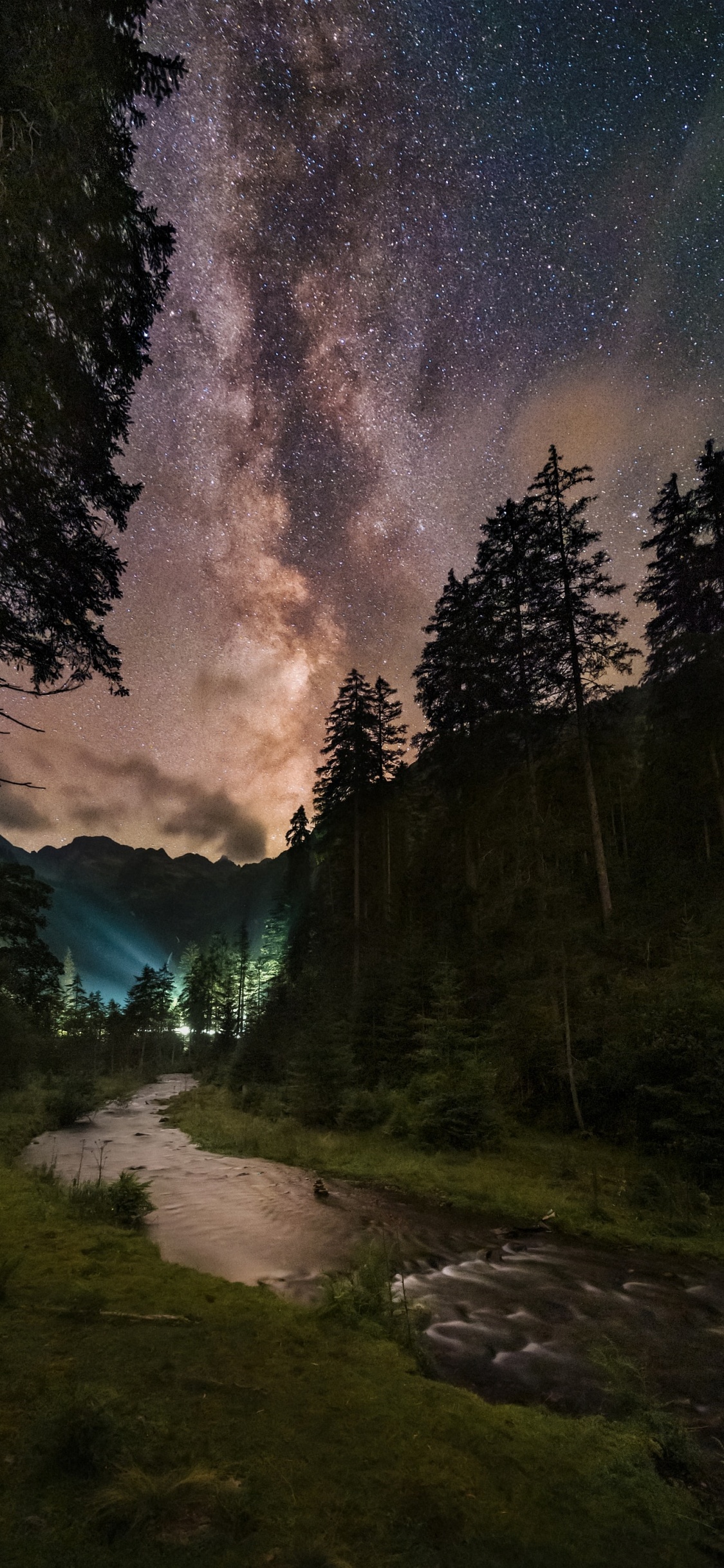 Обои Млечный Путь, Галактика, звезда, Астрономия, небесный объект в разрешении 1125x2436