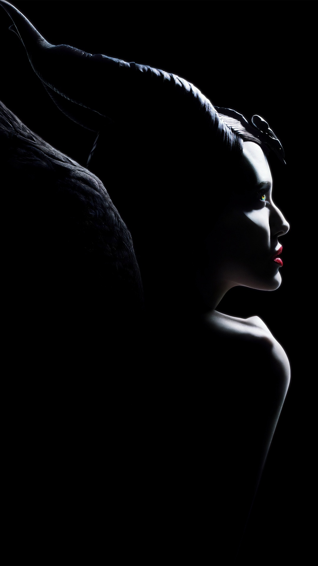 Обои Пагубный, черный, темнота, монохромный, арт в разрешении 1080x1920