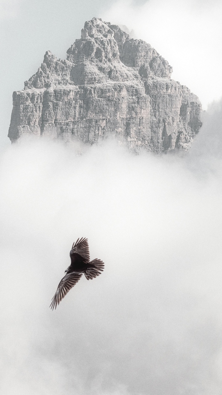 Обои гора, горный хребет, горный рельеф, рок, хребет в разрешении 720x1280