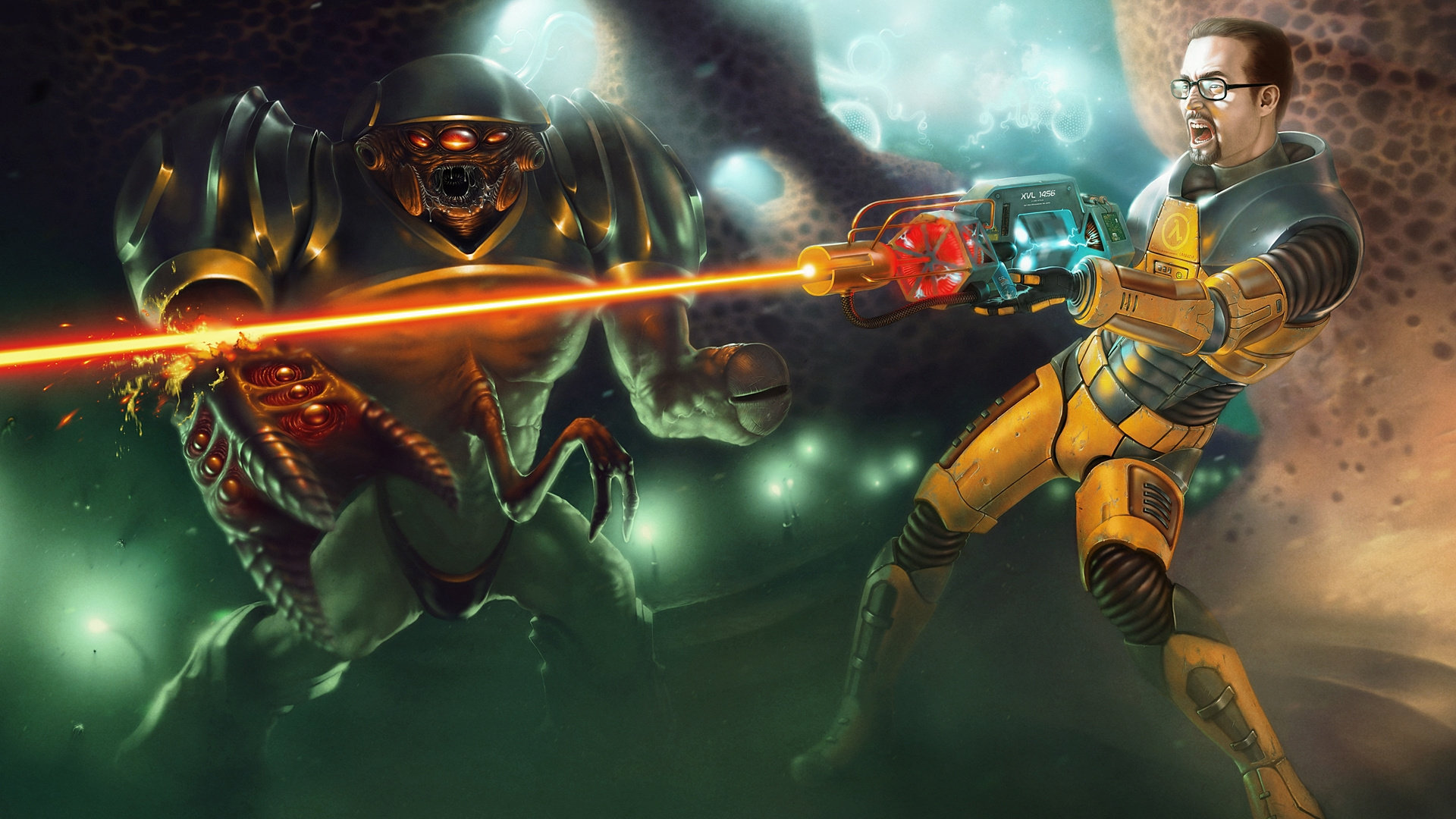 Обои компьютерная игра, игры, период полураспада, космос, ПК в разрешении 1920x1080