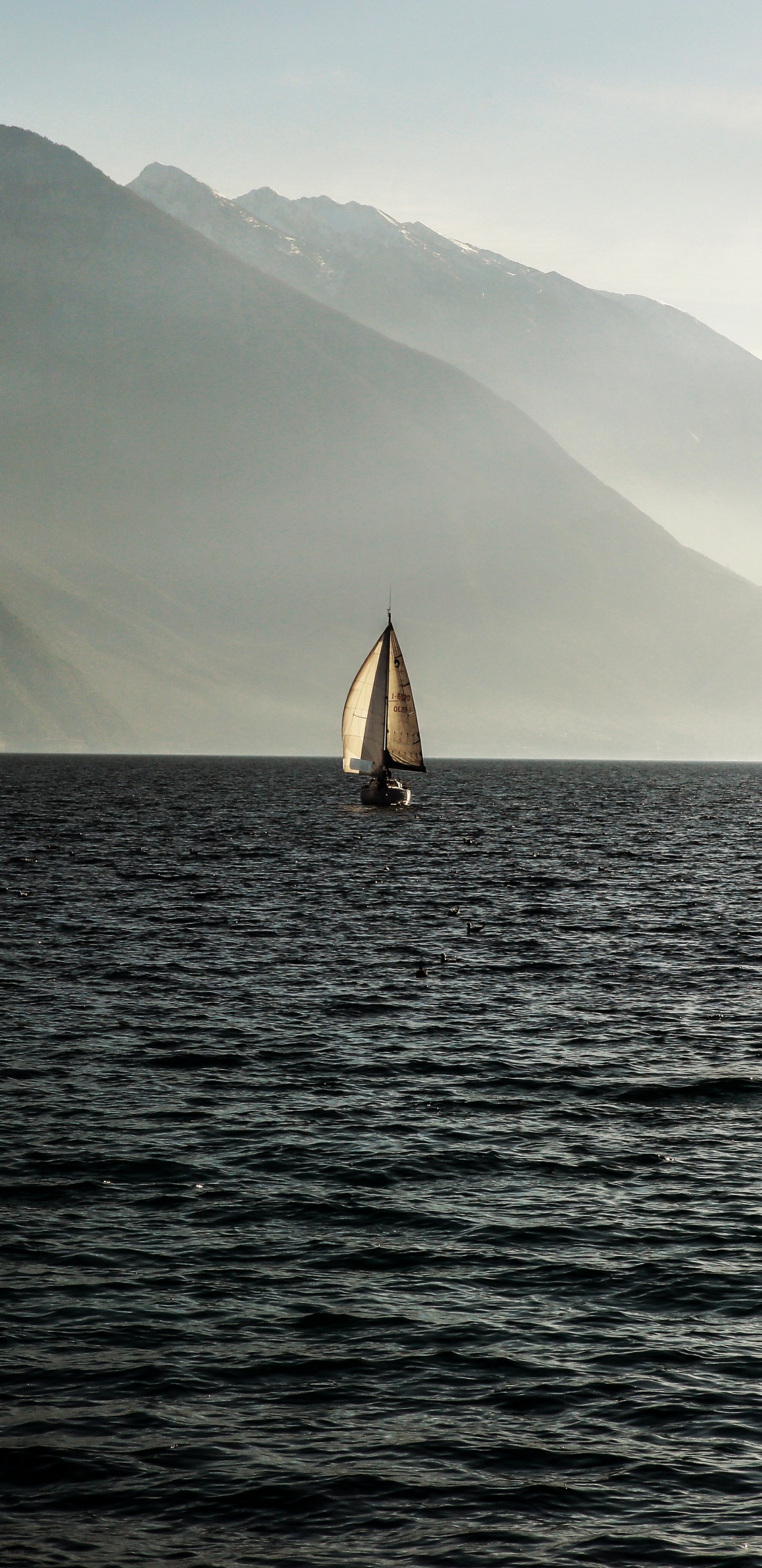 Обои звук, мореплавание, море, вода, спокойный в разрешении 1440x2960