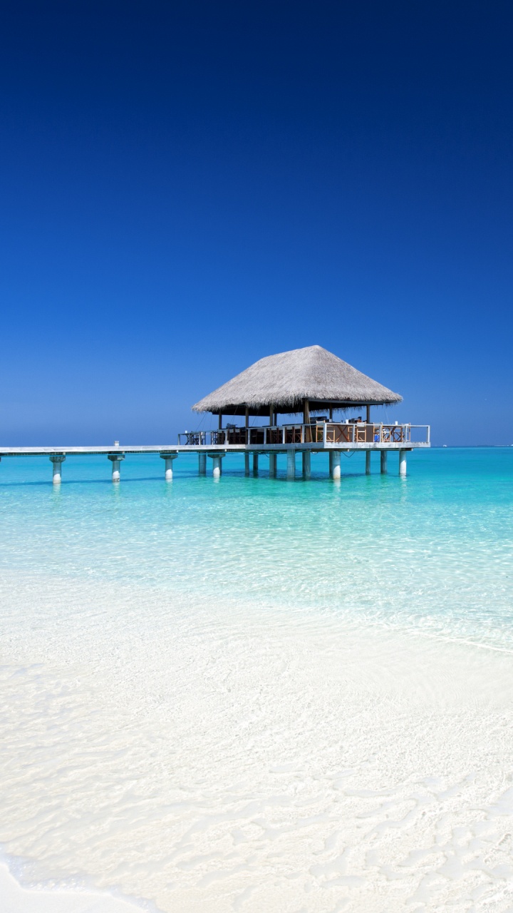 Обои море, океан, Карибский бассейн, пляж, лазурный в разрешении 720x1280