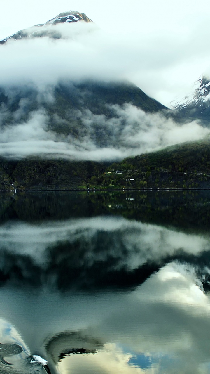 Обои Гранд титон, реки, гора, оксбоу бенд, природа в разрешении 720x1280