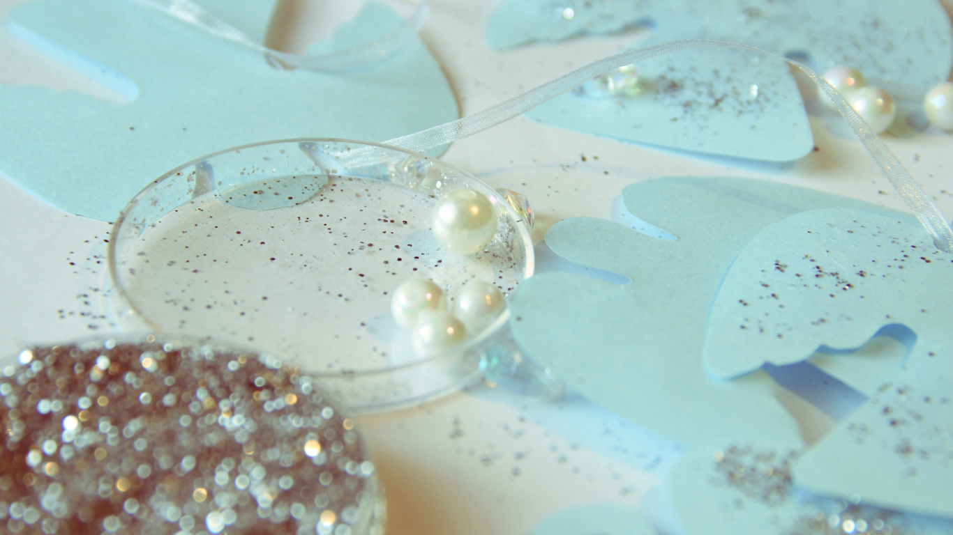 Обои вода, декор, бумага в разрешении 1366x768