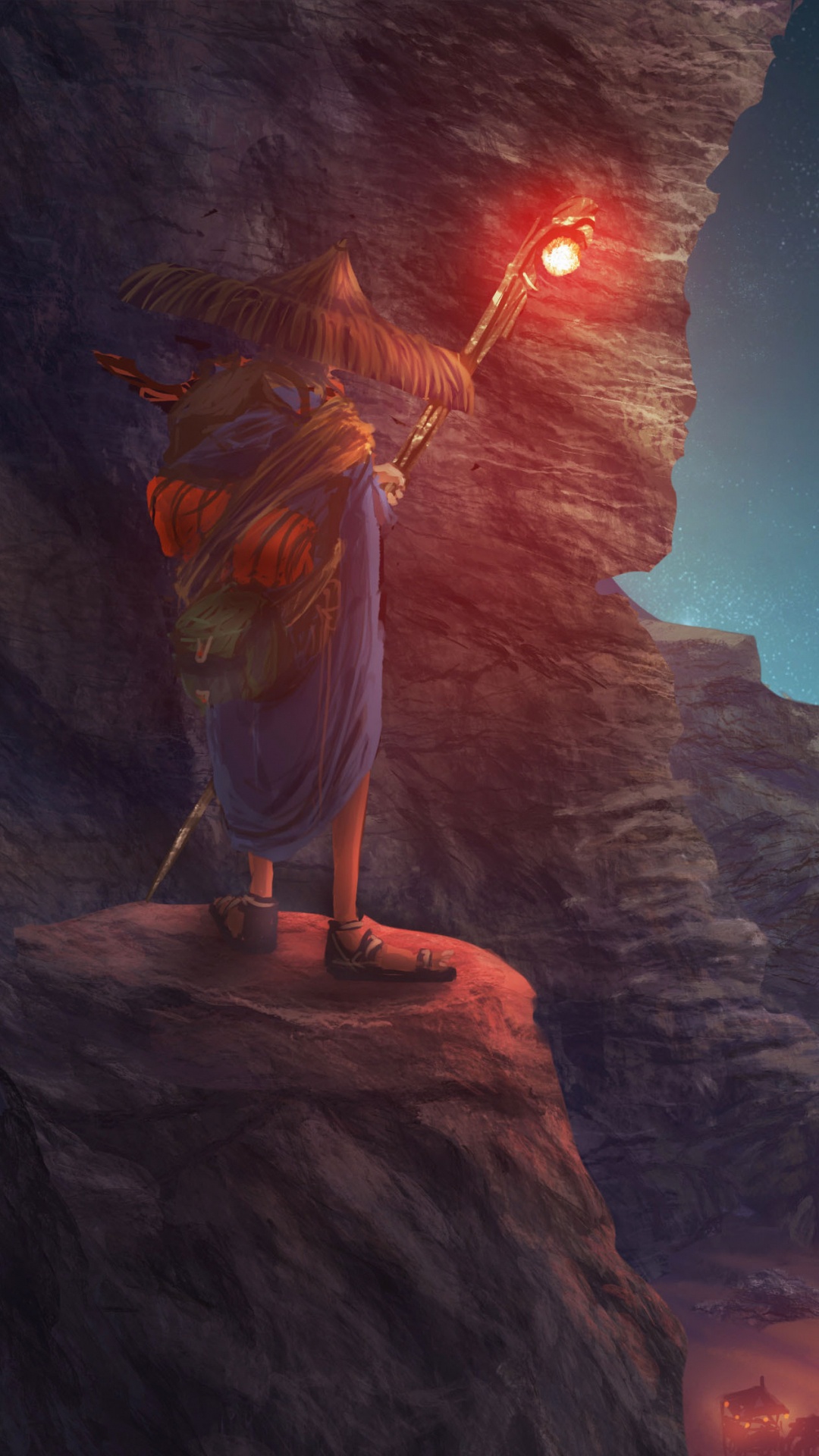 Обои Научная фантастика, компьютерная игра, арт, формирование, пейзаж в разрешении 1080x1920