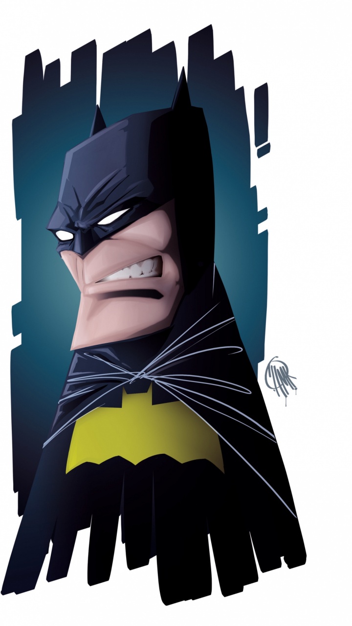 Обои графический дизайн, Бэтмен, графика, иллюстрация, вымышленный персонаж в разрешении 720x1280