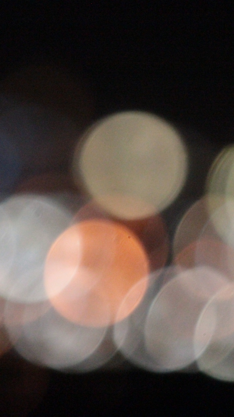 Обои свет, боке, графика, ночь, освещение в разрешении 750x1334