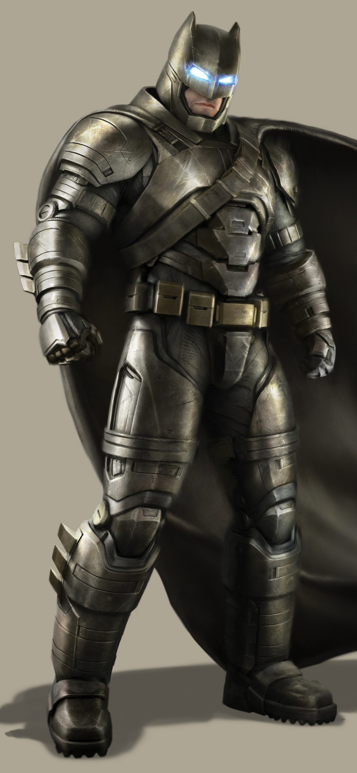 Обои Бэтмен, Бэткостюм, комиксы dc, Расширенная вселенная DC, 3d моделирование в разрешении 1242x2688
