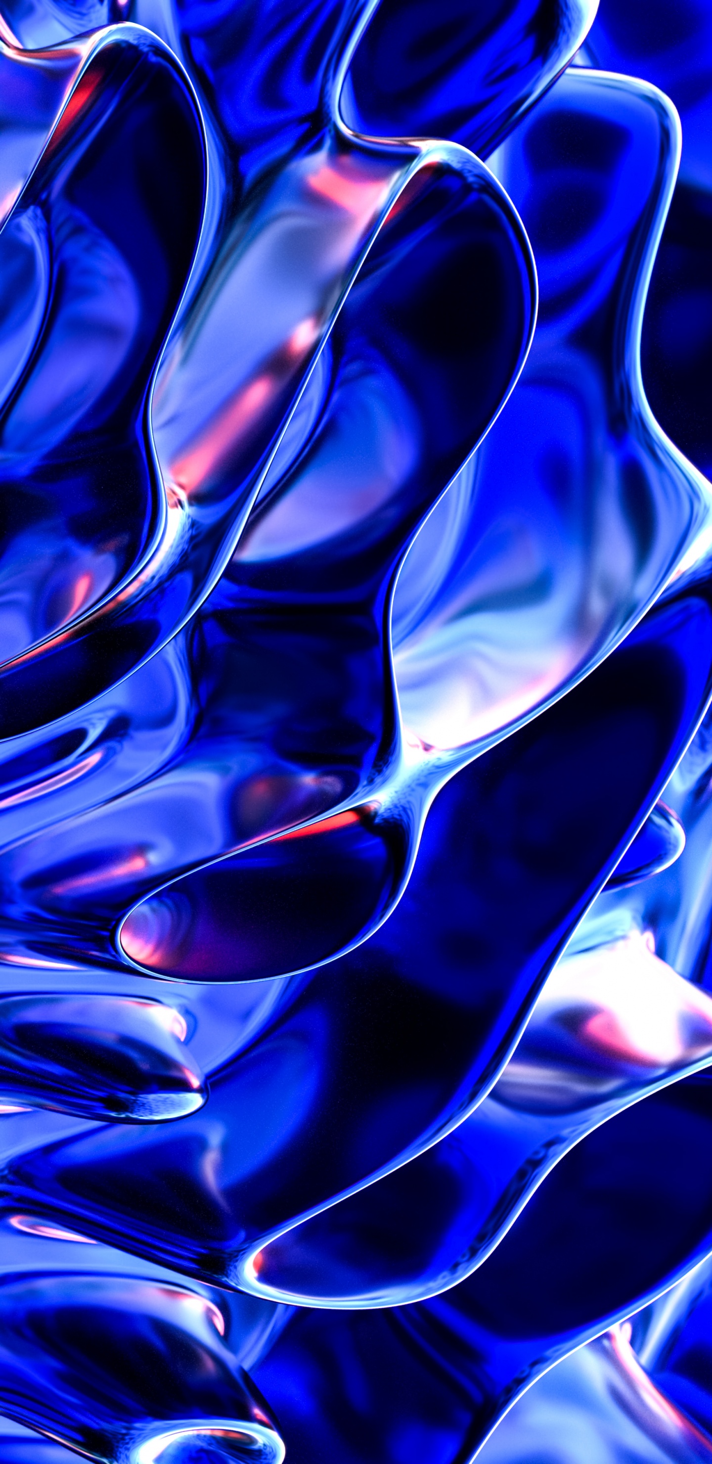 Обои синий, пурпур, Фиолетовый, материальное свойство, арт в разрешении 1440x2960