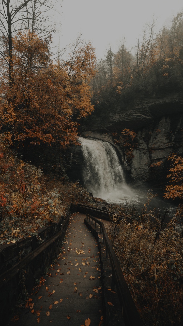 Обои водоем, водопад, природа, вода, природный ландшафт в разрешении 720x1280