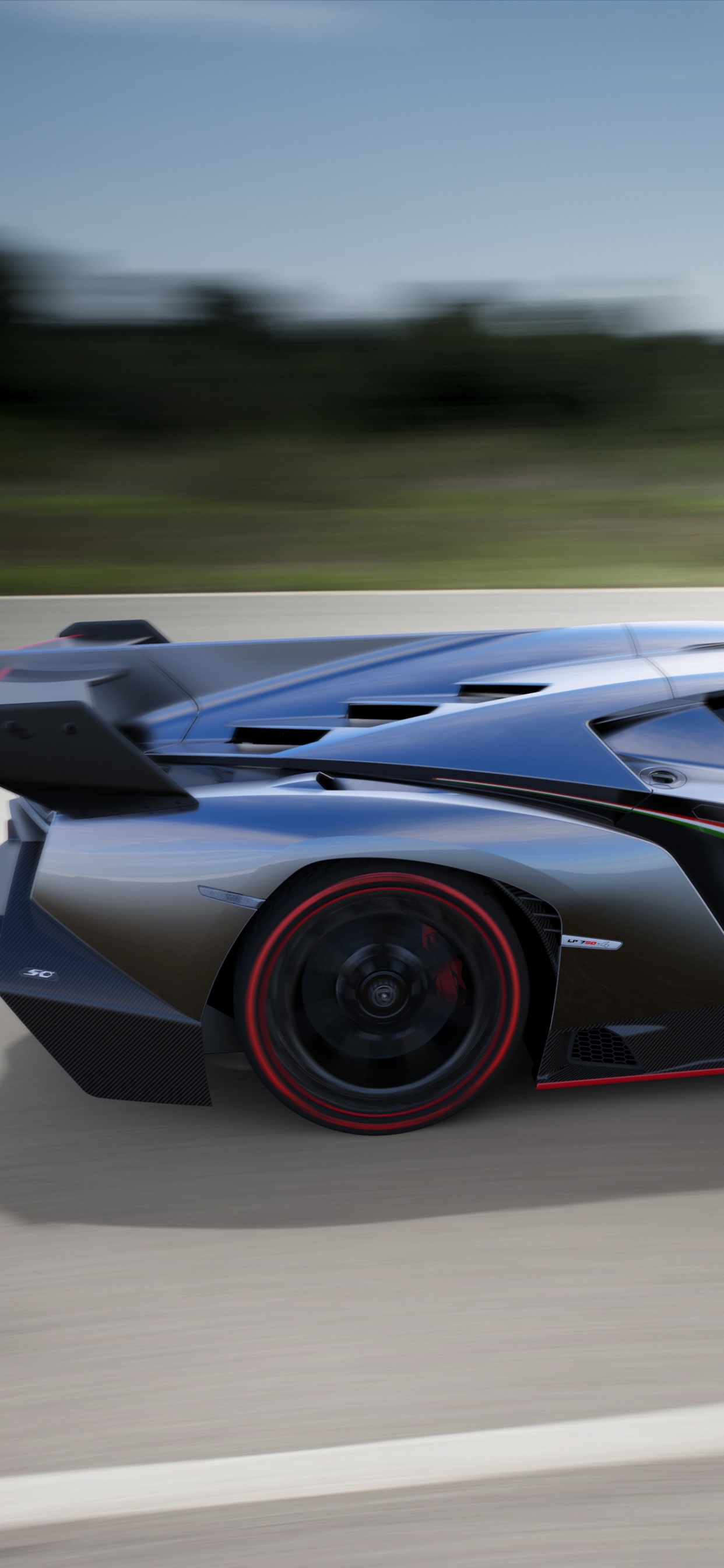 Обои lamborghini veneno, Ламборджини, авто, женевский автосалон, суперкар в разрешении 1242x2688