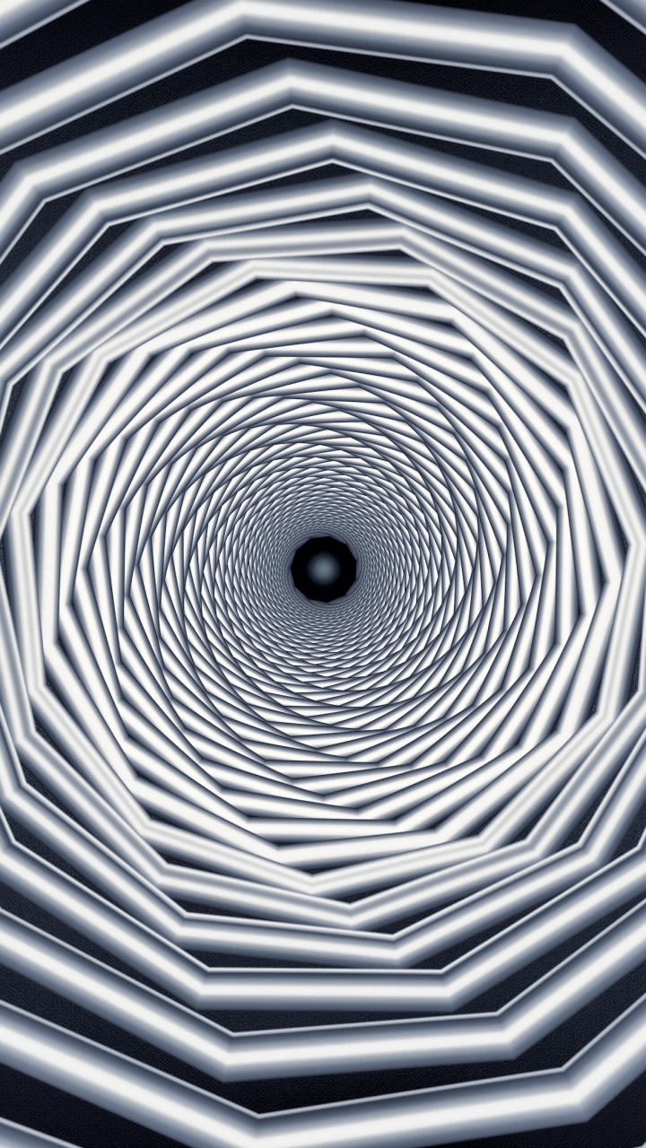 Обои узор, монохромный, дизайн, симметрия, архитектура в разрешении 720x1280