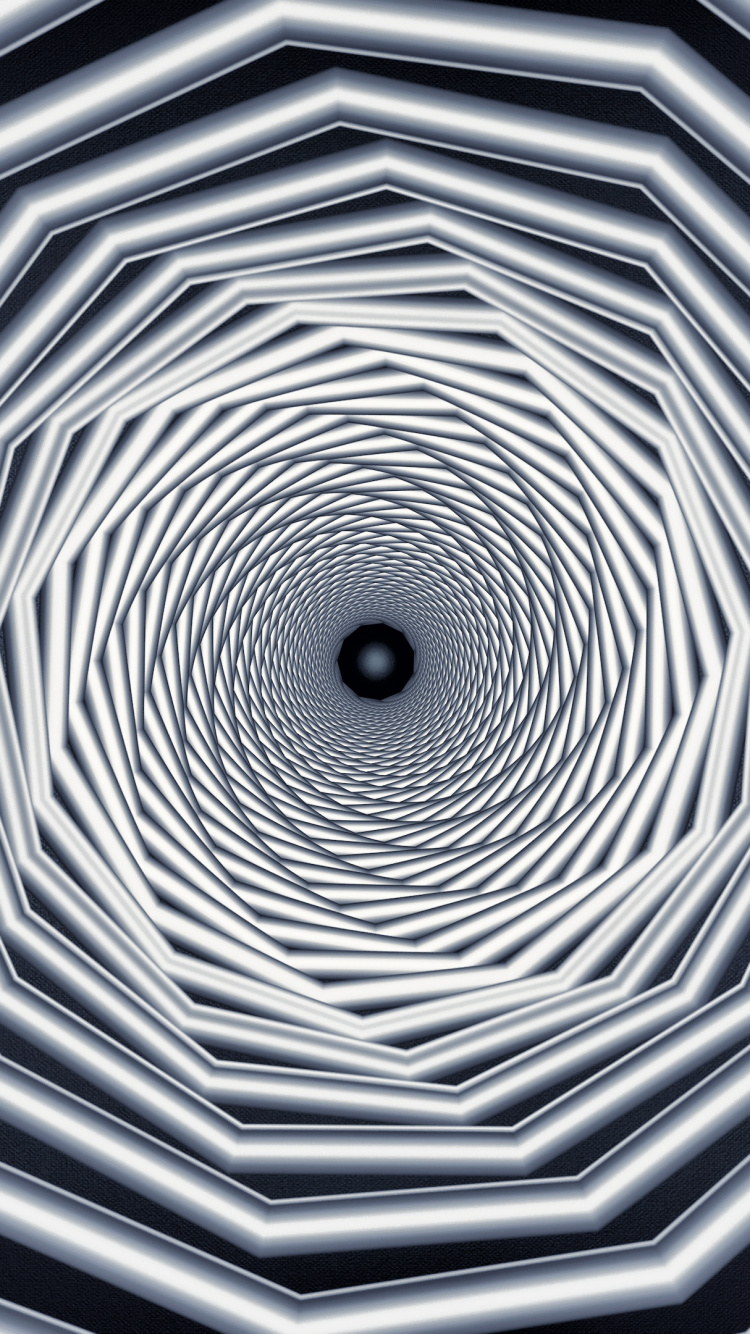 Обои узор, монохромный, дизайн, симметрия, архитектура в разрешении 750x1334