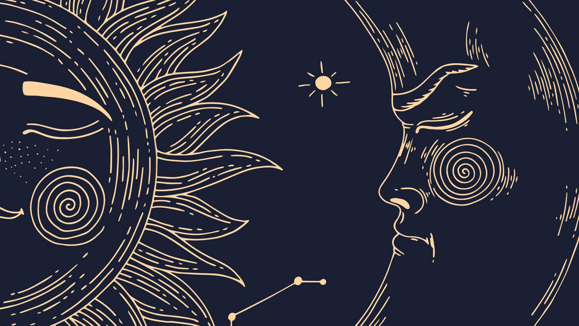 Обои узор, дизайн, черный, арт, круг в разрешении 1920x1080