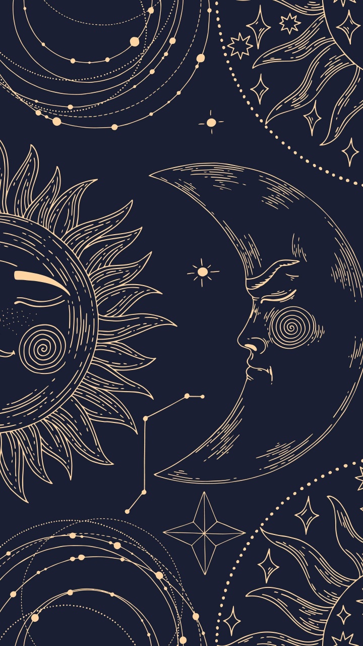 Обои узор, дизайн, черный, арт, круг в разрешении 720x1280