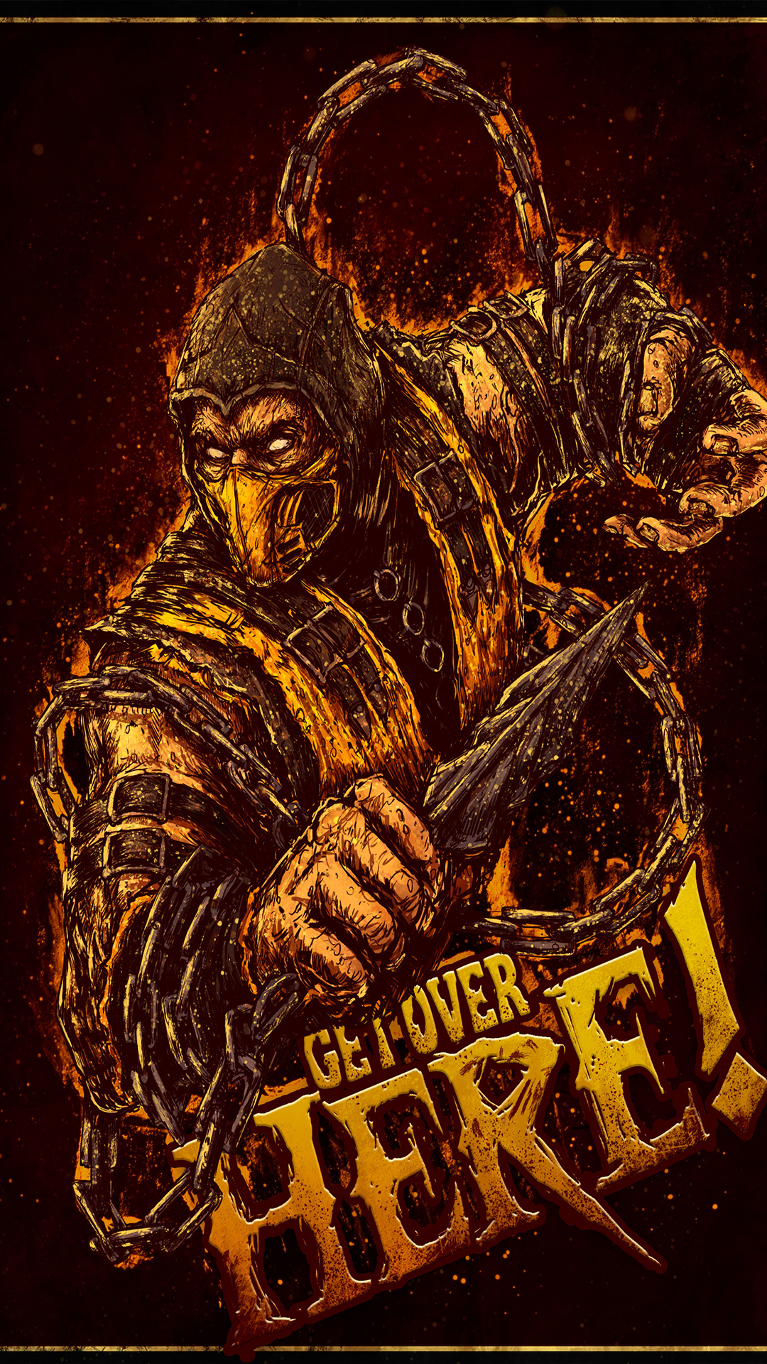 Обои постер, фикция, иллюстрация, арт, текст в разрешении 1080x1920