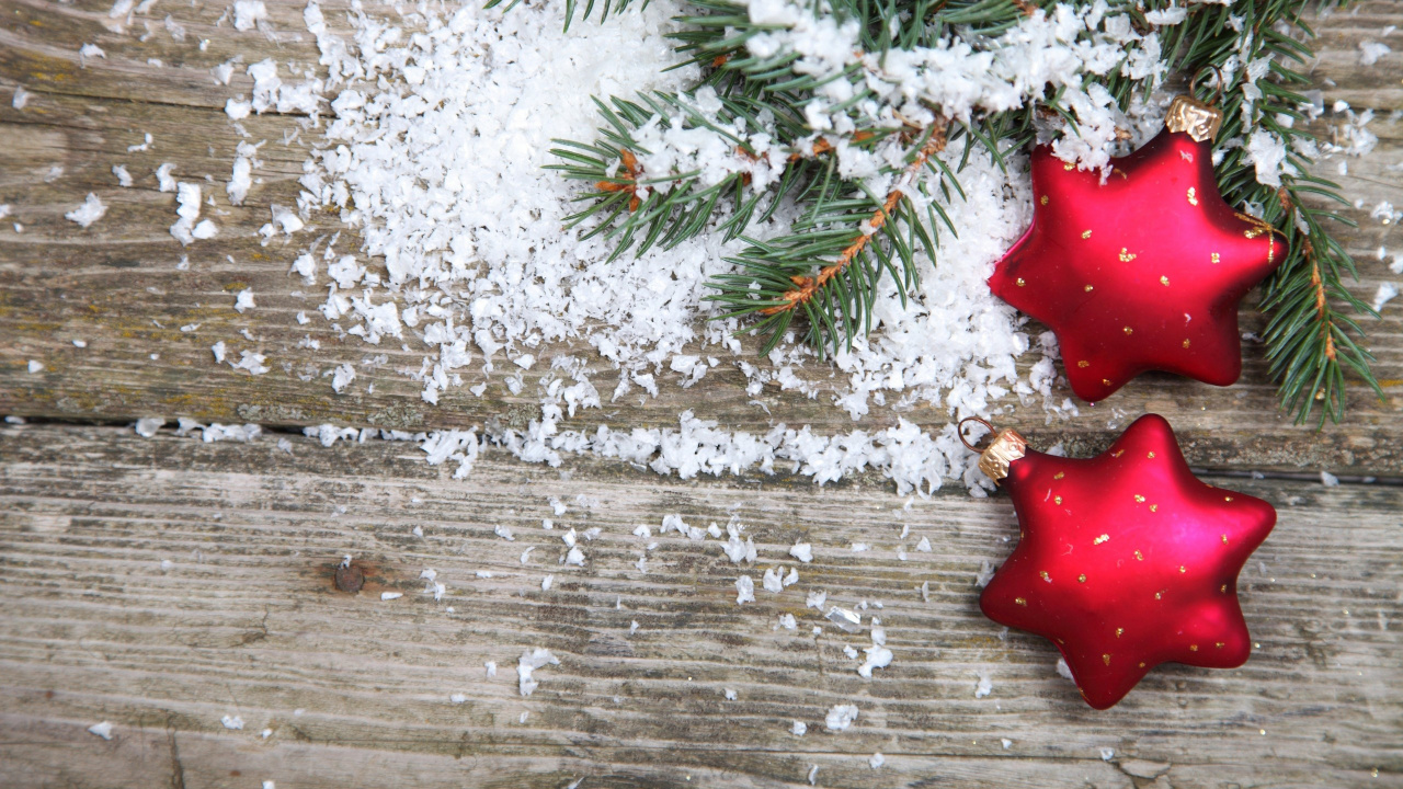 Обои елка, рождественский орнамент, Рождественский день, пихта, дерево в разрешении 1280x720