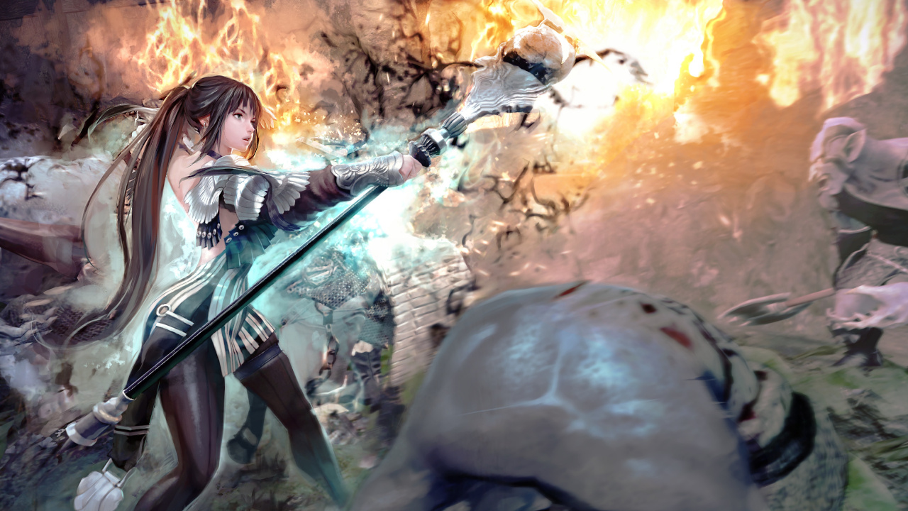 Обои мифология, аниме, вымышленный персонаж в разрешении 1280x720