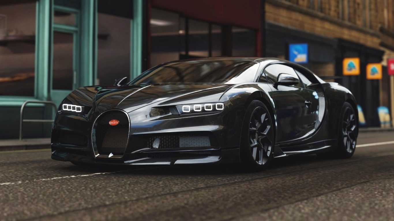 Обои Бугатти вейрон, спорткар, bugatti, авто, bugatti vision gran turismo в разрешении 1366x768