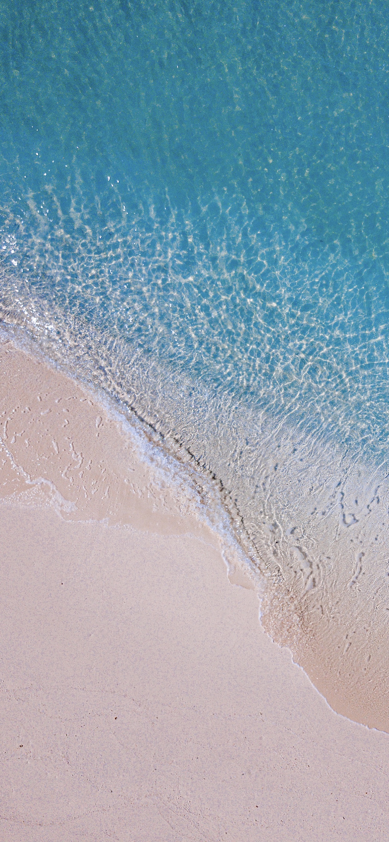 Обои вода, океан, песок, волна, море в разрешении 1242x2688