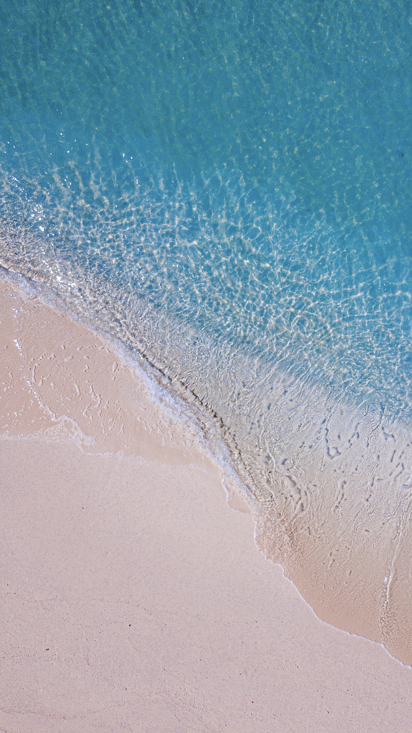 Обои вода, океан, песок, волна, море в разрешении 1440x2560