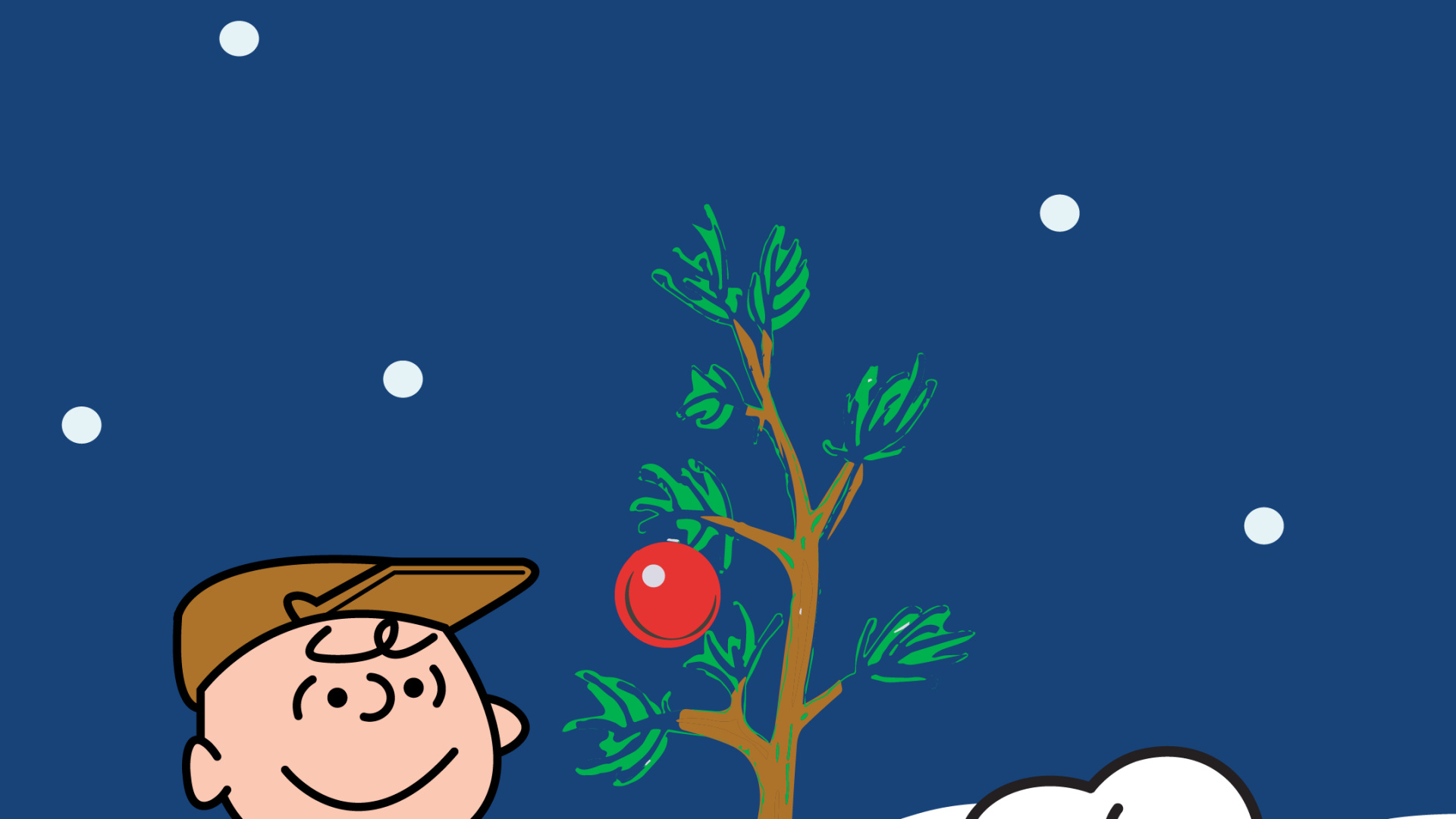 Обои мультфильм, арт, картинка, растение, дерево Full HD