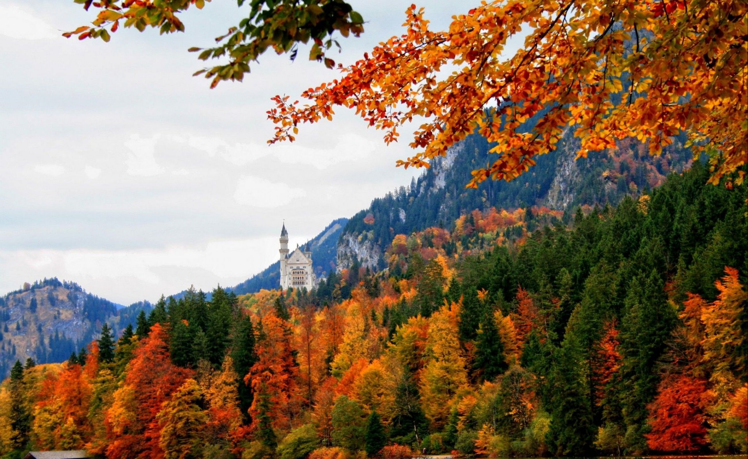 Осень. Бавария Германия баварский лес. Осень в Шопфхайме Германия. Осень в горах Баварии. Бавария Германия природа Вильдштайгер.