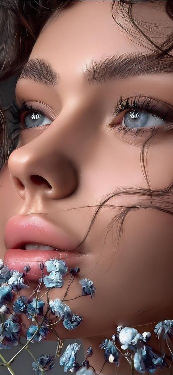 Обои красота, нос, щека, кожа, губа в разрешении 1080x2340