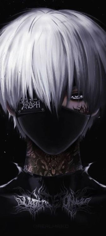 Обои аниме, Кен kaneki, Токийский гуль, ресничка, пурпур в разрешении 1216x2700