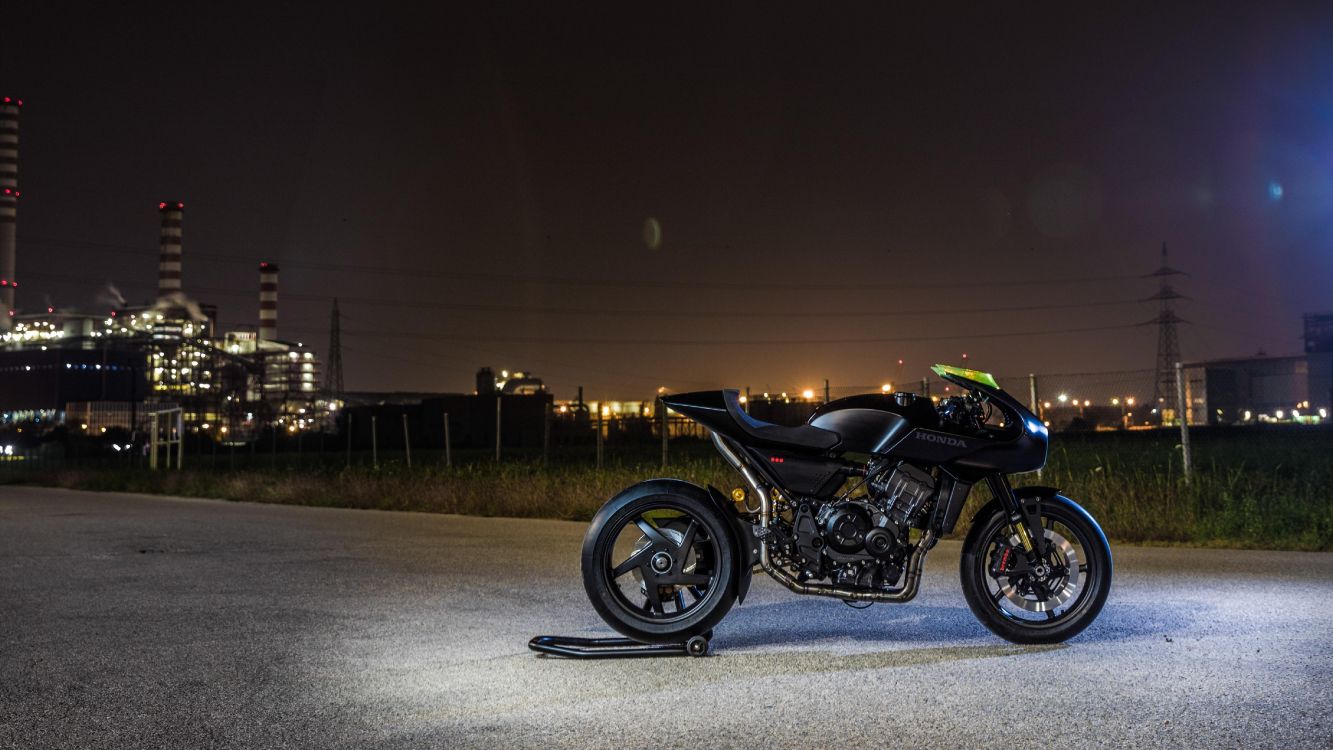 Обои Хонда cb4 перехватчик, Honda Motor Company, мотоцикл, Кафе рейсер, обод в разрешении 4928x2772