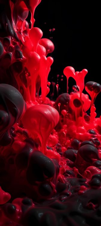 Обои воздушный шарик, лепесток, растение, розовый, игрушка в разрешении 1080x2400