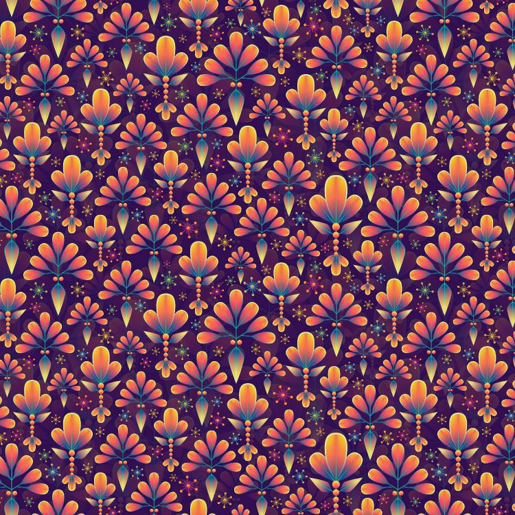 Обои цветок, дизайн, узор, растение, полевой цветок в разрешении 3415x3415