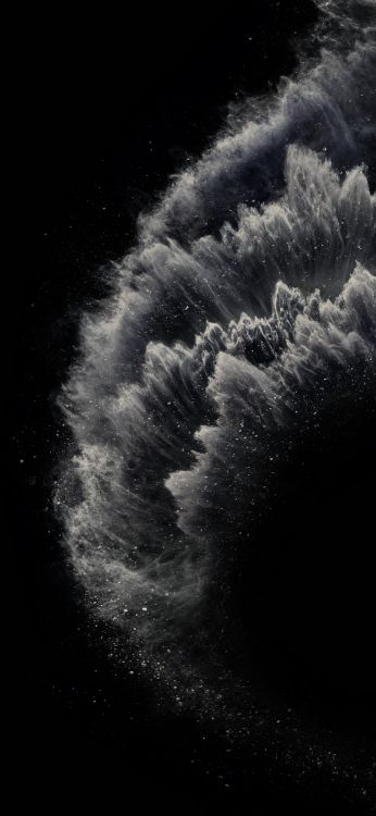 Обои яблоко, разблокирован, смартфон, водоем, зима в разрешении 1496x3238