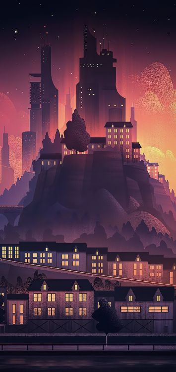 Обои городской пейзаж, здание, атмосфера, мир, свет в разрешении 1422x3000