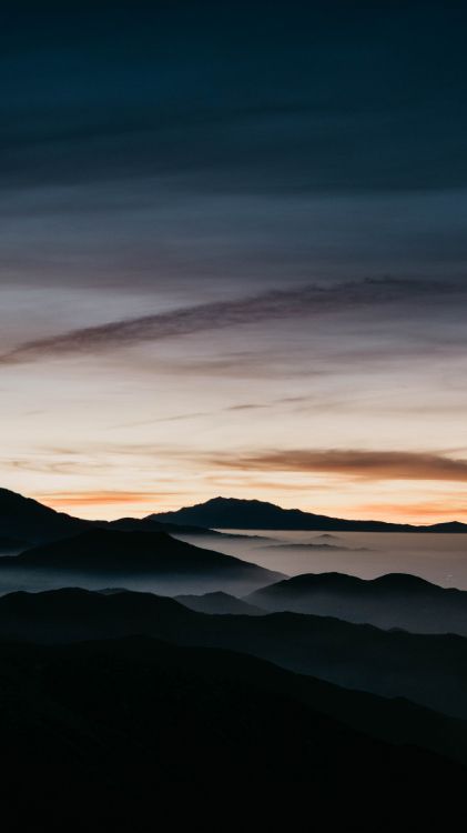 Обои ios, облако, атмосфера, экорегион, послесвечение в разрешении 1440x2560