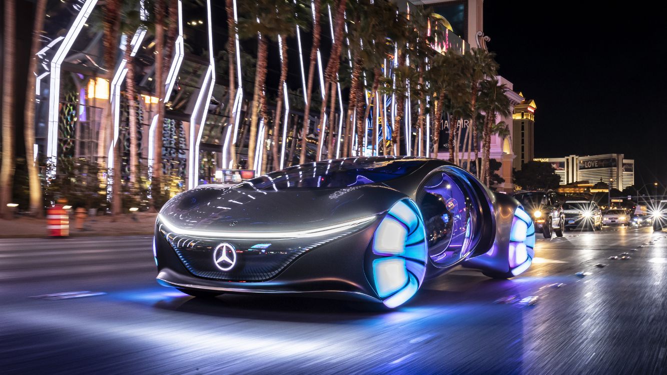 Обои мерседес бенц видение автр, Мерседес-Бенц СЛА видения, mercedes