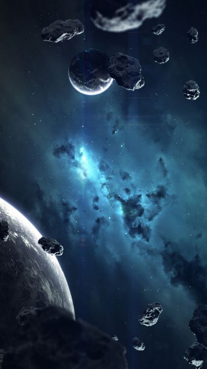 Обои вода, земля, космическое пространство, планета, космос в разрешении 1080x1920