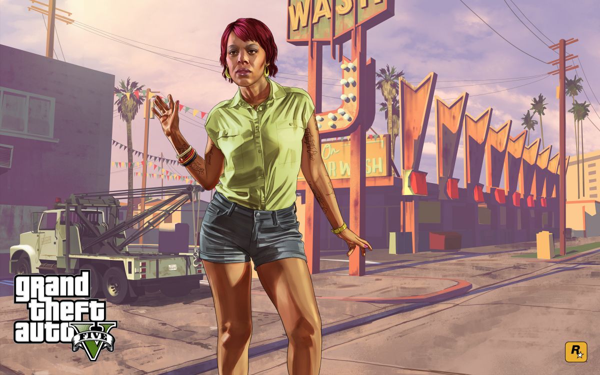 Обои grand theft auto v, Франклин Клинтон, Рокстар игры, забава, мышца в разрешении 2880x1800