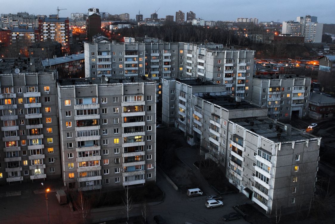 Обои Россия, здание, городской район, метрополия, город в разрешении 2840x1894