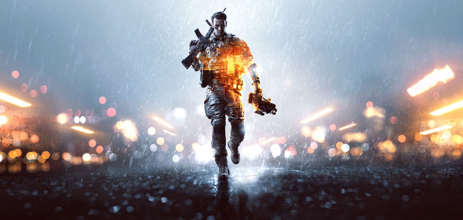 Обои каскадер, electronic arts, battlefield 3, дым, battlefield хардлайн в разрешении 4096x1949