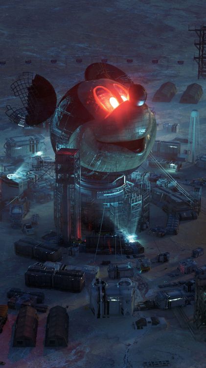 Обои каждый день первые 5000 дней, цифровое искусство, арт, иллюстрация, дизайн в разрешении 1215x2160