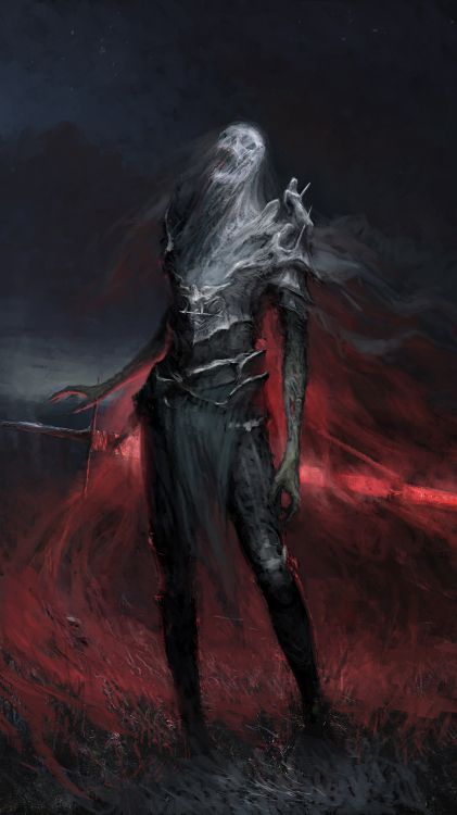 Обои фантазия проклятая душа, темные фантазии, фэнтези, вампир, фантастическое искусство в разрешении 1080x1920