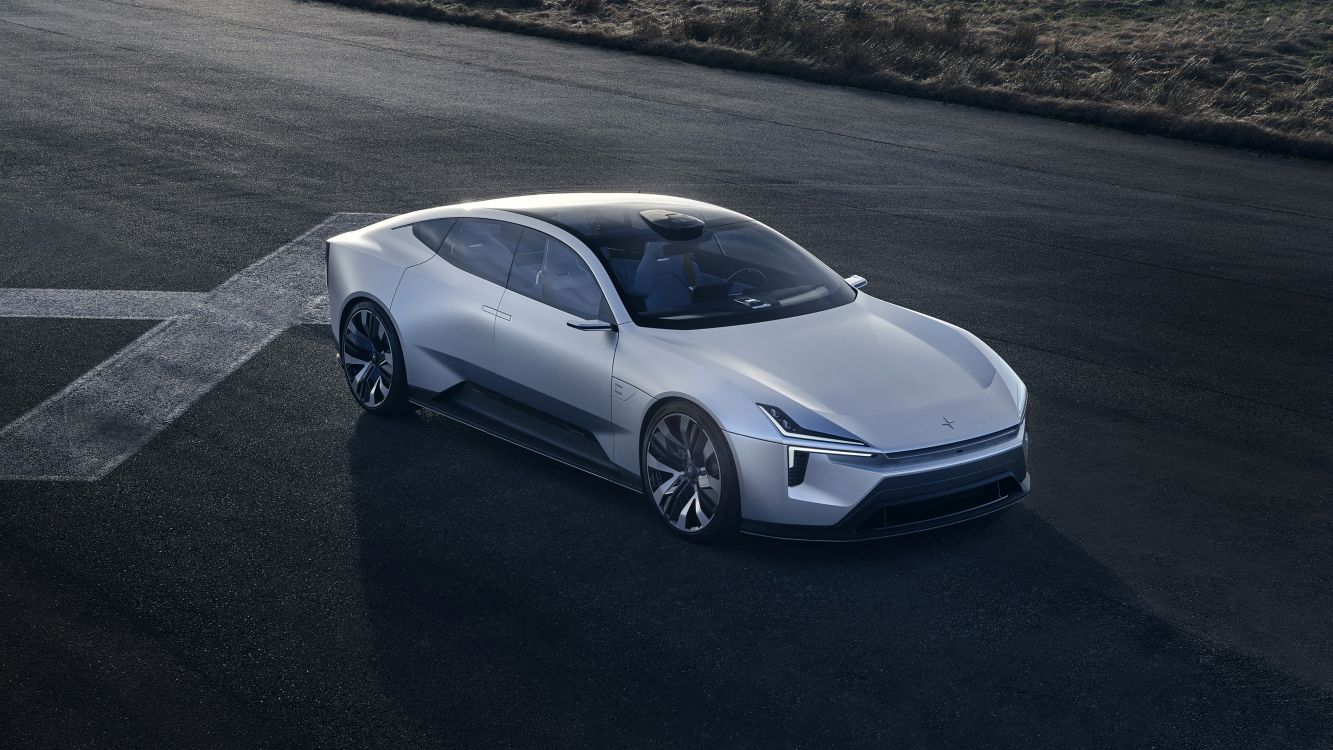 Обои пост-роскошный, Король, Автомобили Volvo, Порше taycan, заповедь полярной звезды в разрешении 3840x2160