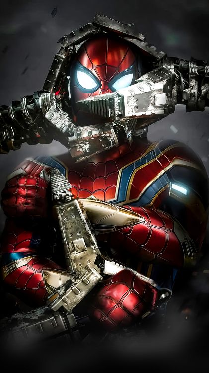 Обои верхолаз, человек-паук, Мистерио, Доктор Стрэндж, комиксы Марвел в разрешении 2160x3840