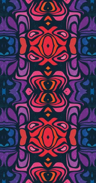 Обои узор, красочность, прямоугольник, арт, симметрия в разрешении 1080x2046